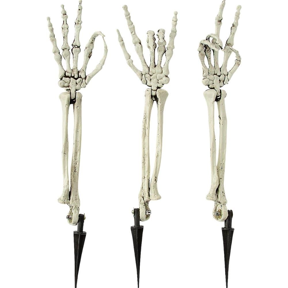 Amazon.com: Fun Express Skeleton Hands Halloween Yard Decorations
